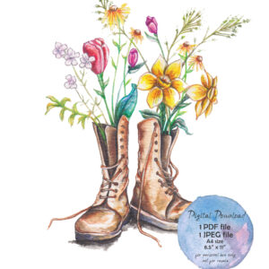Boots - Artspirations printable