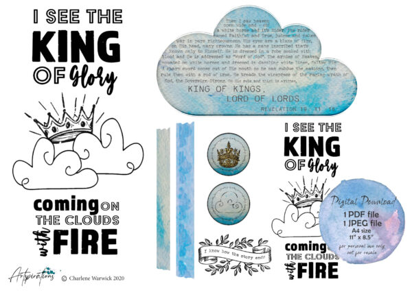 King of Glory - Artspirations printable