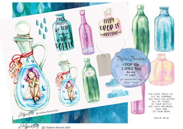 Bottled Tears - Artspirations printable
