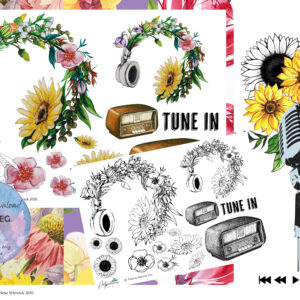 Tune in - Artspirations Printable