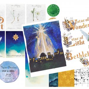 Bethlehem Star - Artspirations printable
