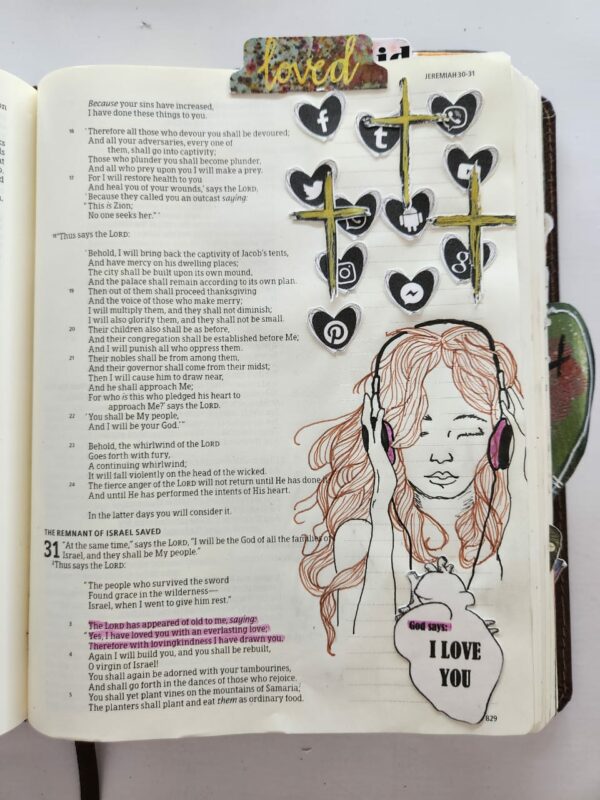 WGS 202303 - You are loved - Jer 31v3 - Selah Art