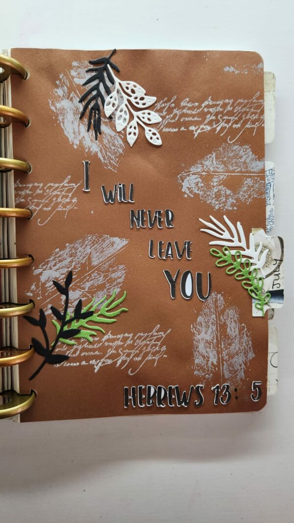 WGS 202307 - I will never leave you - Heb 13v5 - Selah Art - Image 6