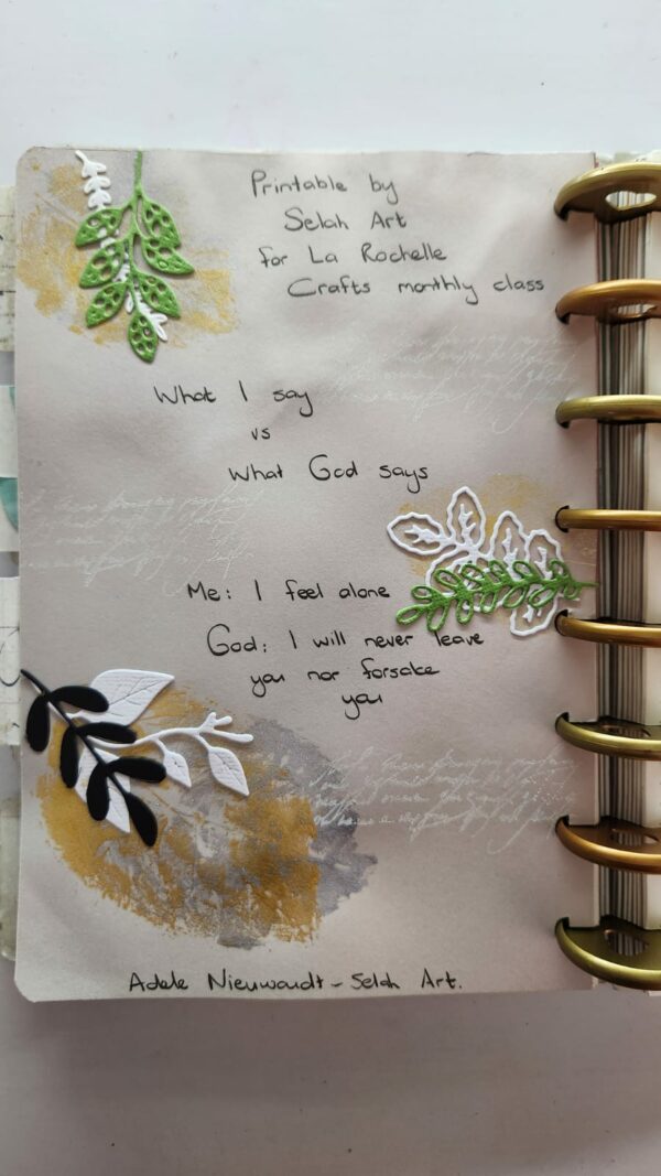 WGS 202307 - I will never leave you - Heb 13v5 - Selah Art - Image 3